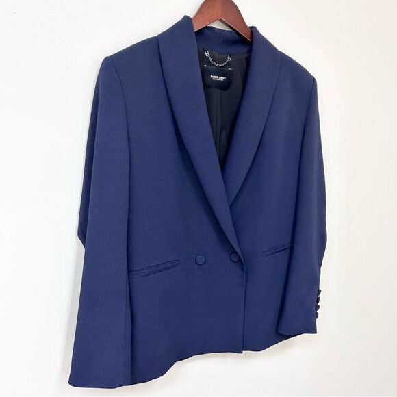 NWOT Rachel Comey NY Double Button Navy Blazer Size 2 - Picture 2 of 5